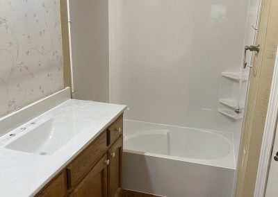 Cultured Marble Vanity Top and Tub Surround