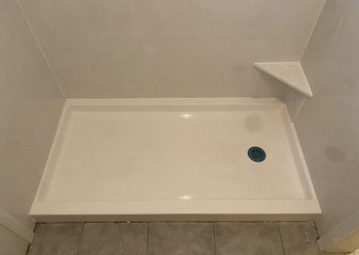 Cultured Marble Shower Pan - Acadiana Marble Projects