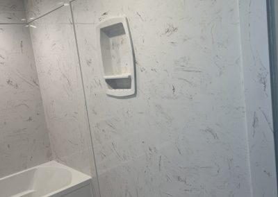 Cultured Marble Thunder Gray Shower Walls and Combo - Acadiana Marble Projects