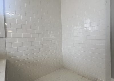 Cultured Marble Subway Shower Walls
